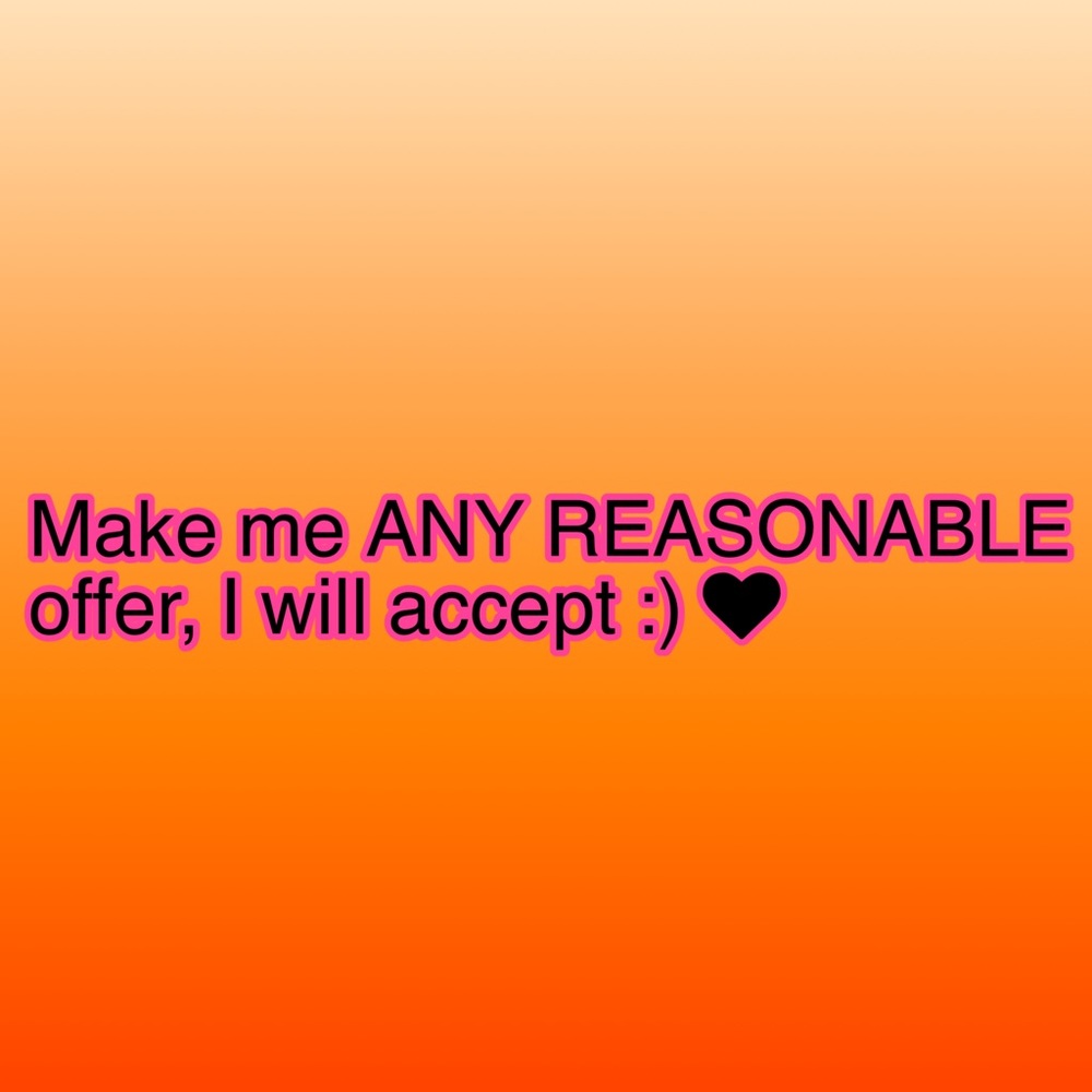 Leave reasonable offers